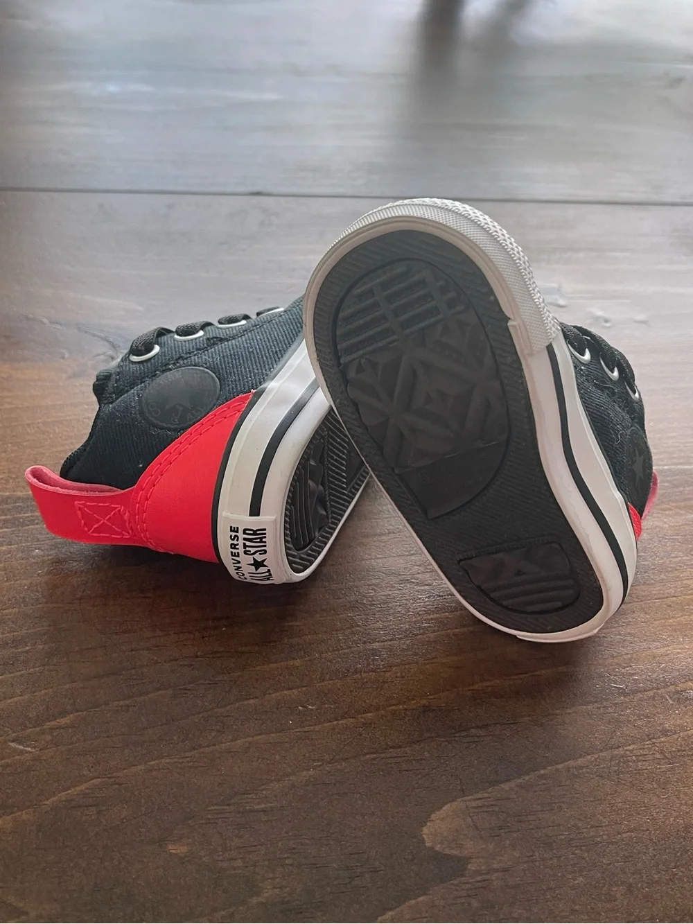 Converse Toddler Mid Black/Punch